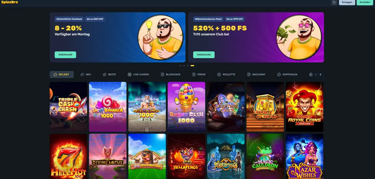 Spinsbro Casino ohne deutsche Lizenz